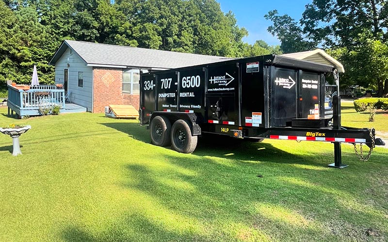 Affordable 12 yard dumpster Lake Martin Alabama